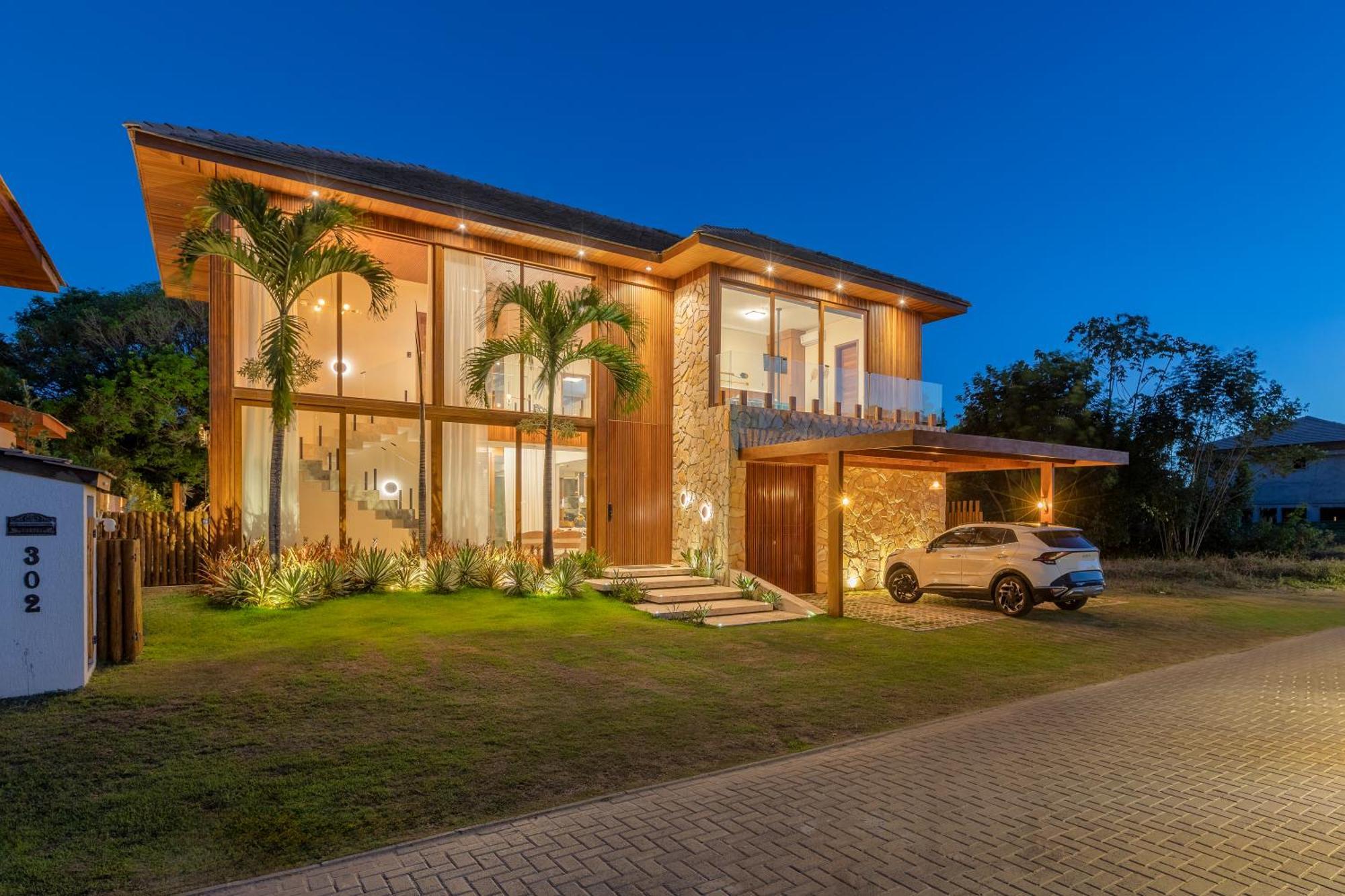 Вилла Casa Ofir - Alto Padrao Прайя-ду-Форте Экстерьер фото