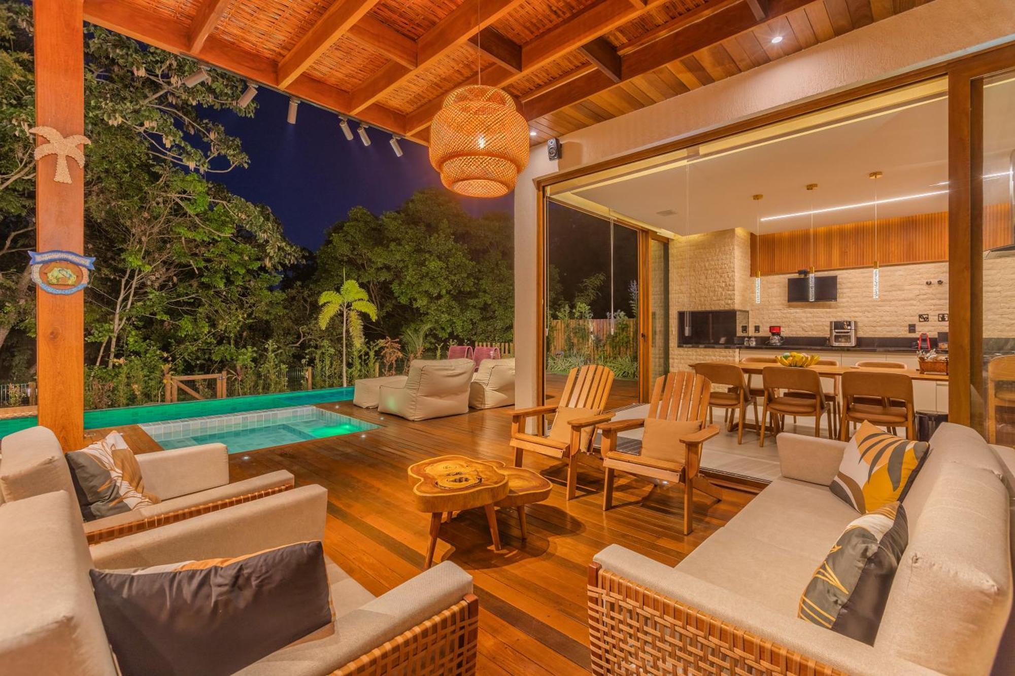 Вилла Casa Ofir - Alto Padrao Прайя-ду-Форте Экстерьер фото